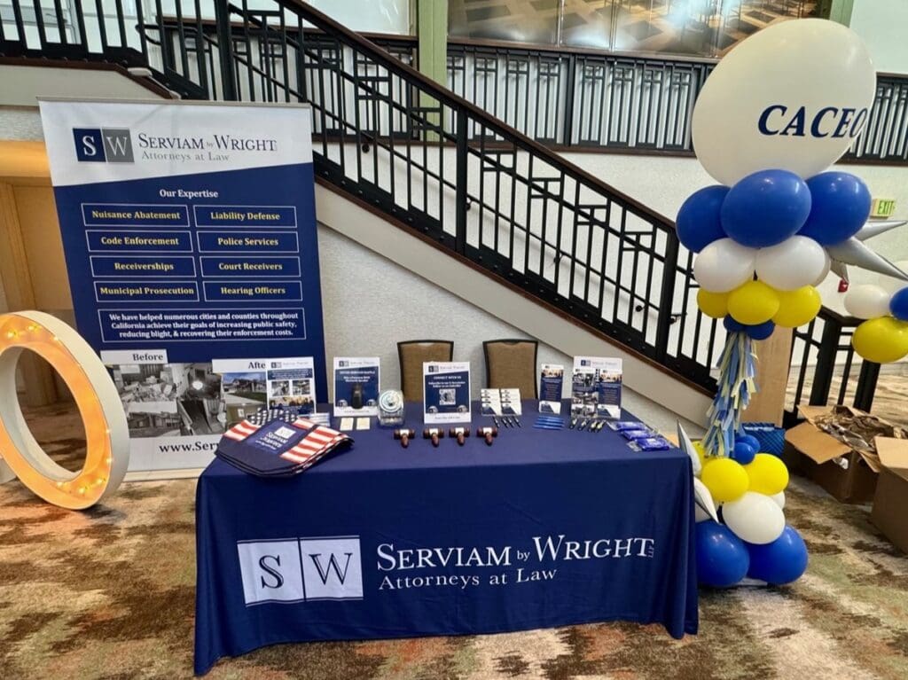 2025 CACEO Code Conference - Serviam Law Booth